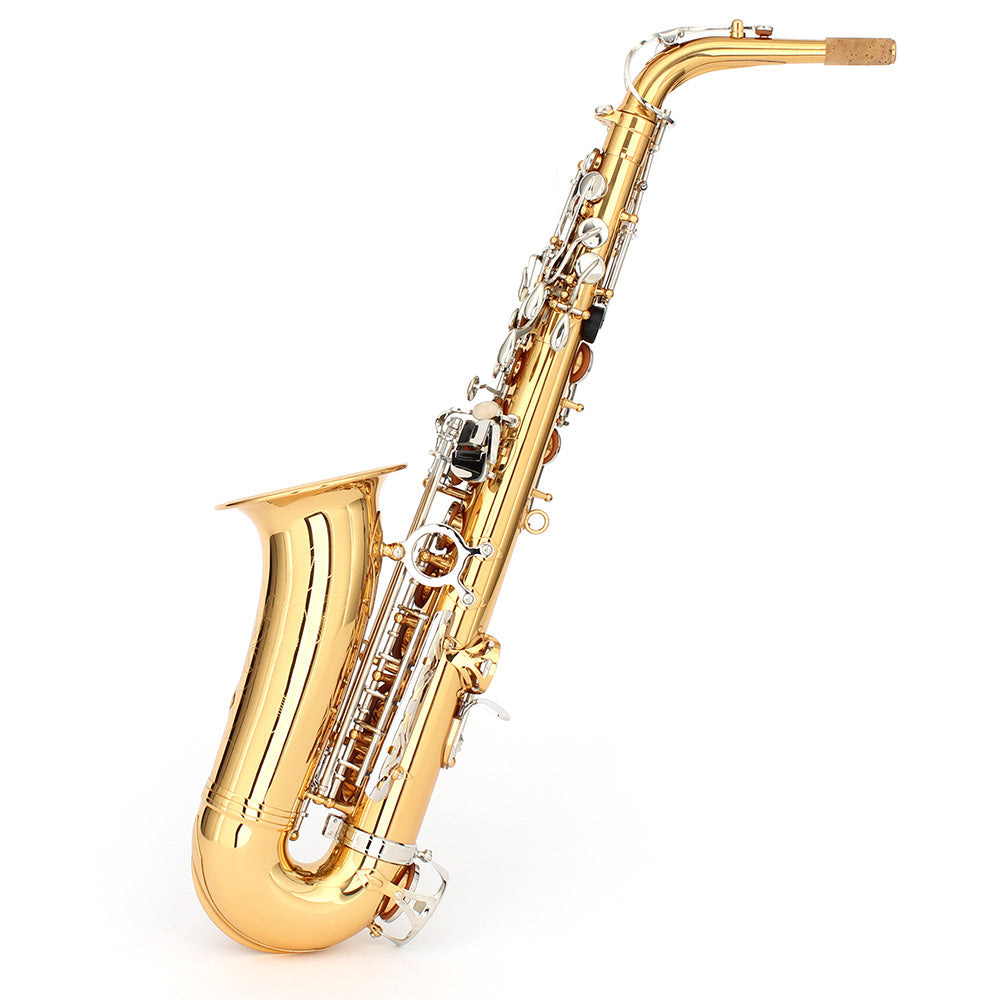 Saxofón Alto Solaris As10ln Dorado con Estuche AS10LN