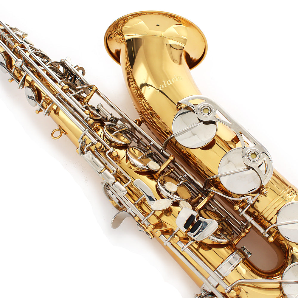 Saxofón Alto Solaris As10ln Dorado con Estuche AS10LN