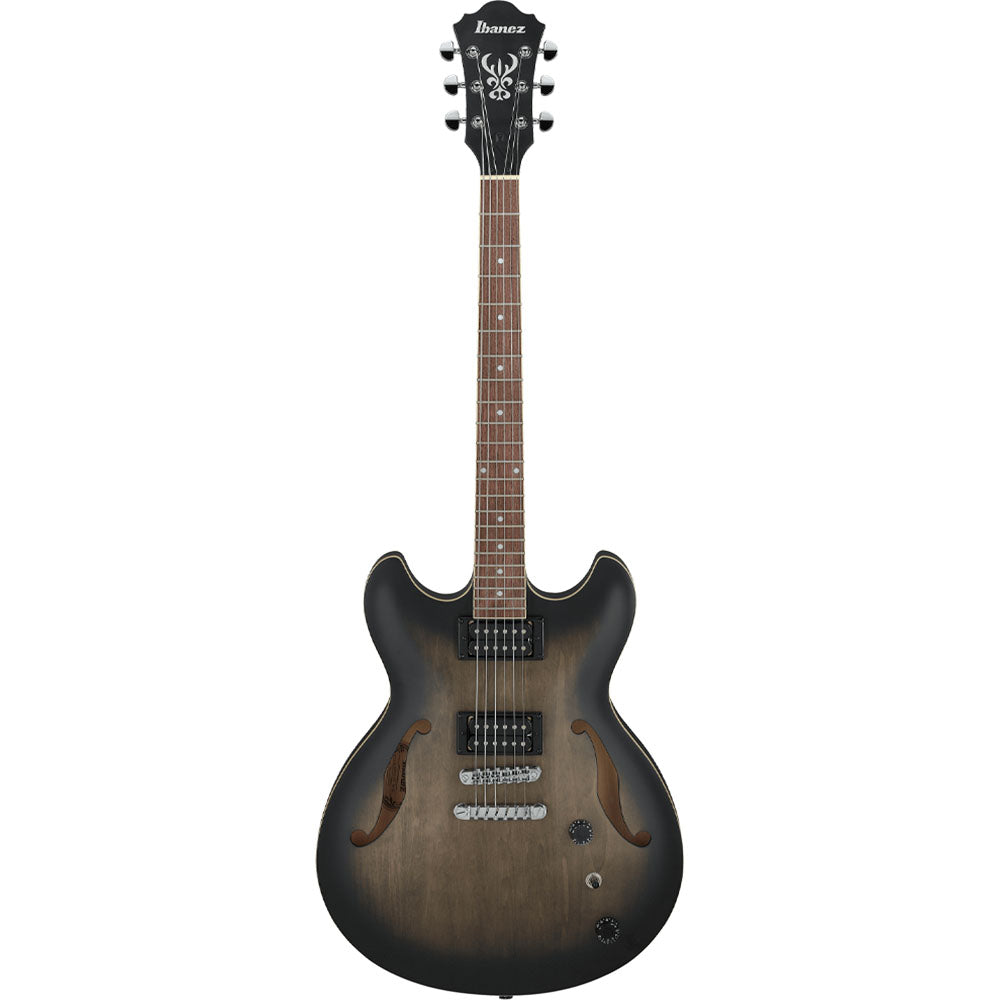 Guitarra Eléctrica Artcore Series AS53 Transparent Black Flat IBANEZ AS53TKF