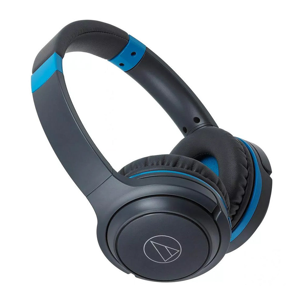 Audífonos Inalámbrico Audiotechica aths200btgbl Bluetooh color gris-azul AUDIO-TECHNICA ATHS200BTGBL