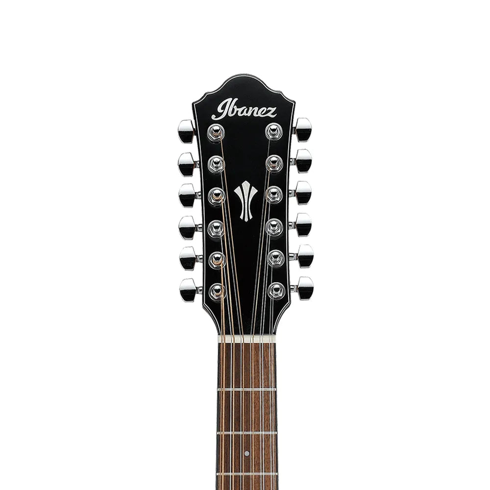 Ibanez Aeg5012Bkh Guitarra Electroacústica 12 Cuerdas Negra