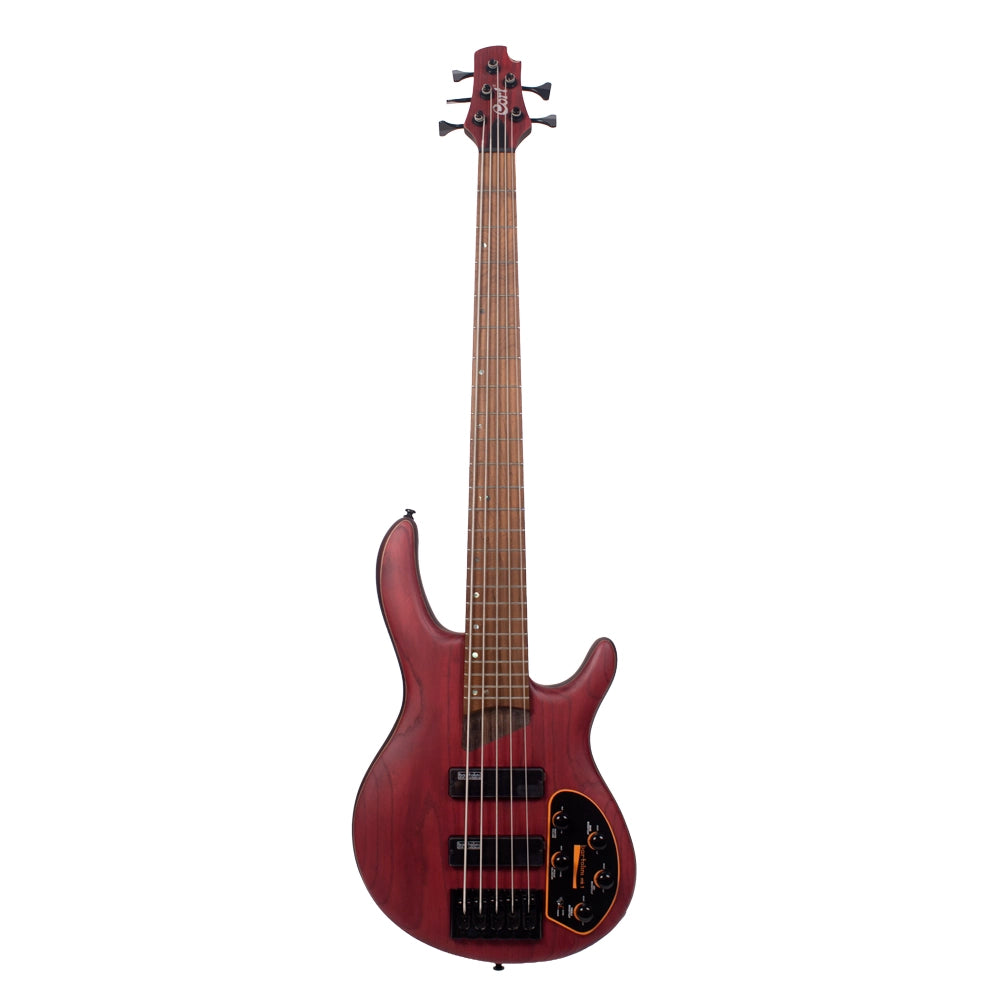 Cort B5ELEMENTOPBR Bajo Eléctrico Artisan de 5 Cuerdas Vino