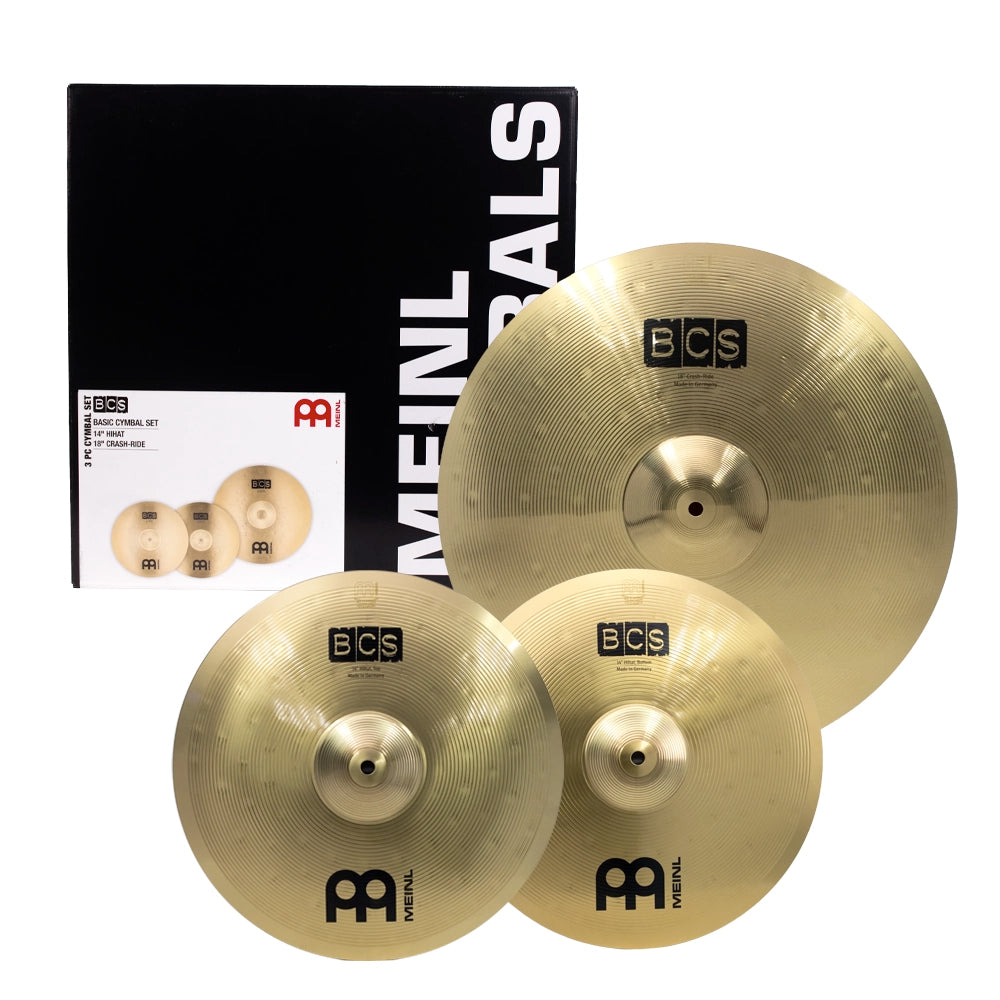 Meinl BCS1418 Paquete de Platillos Hi-Hat 14" y Crash 18"