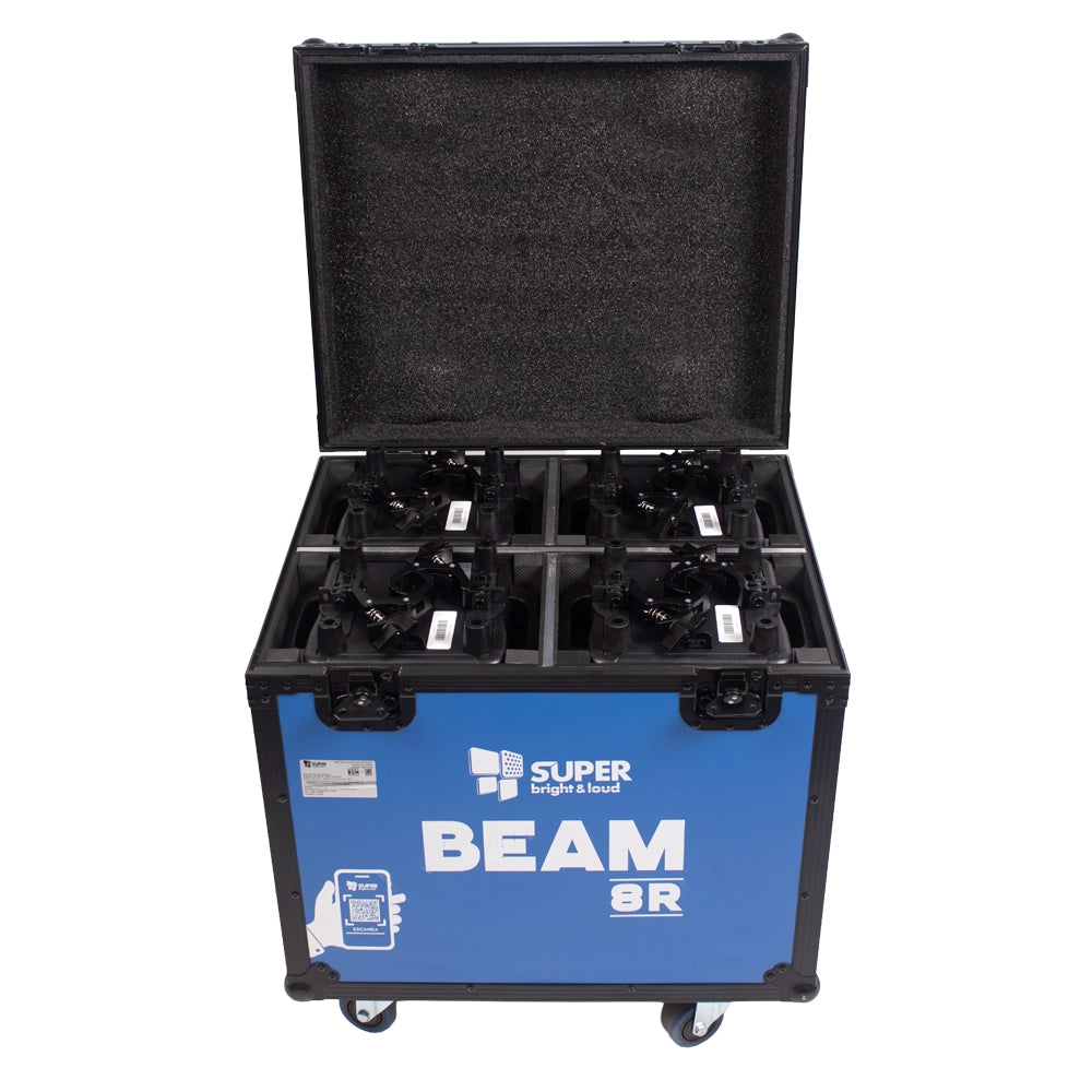 Super Bright BEAM8R Cabeza Móvil Estuche con 4 Piezas