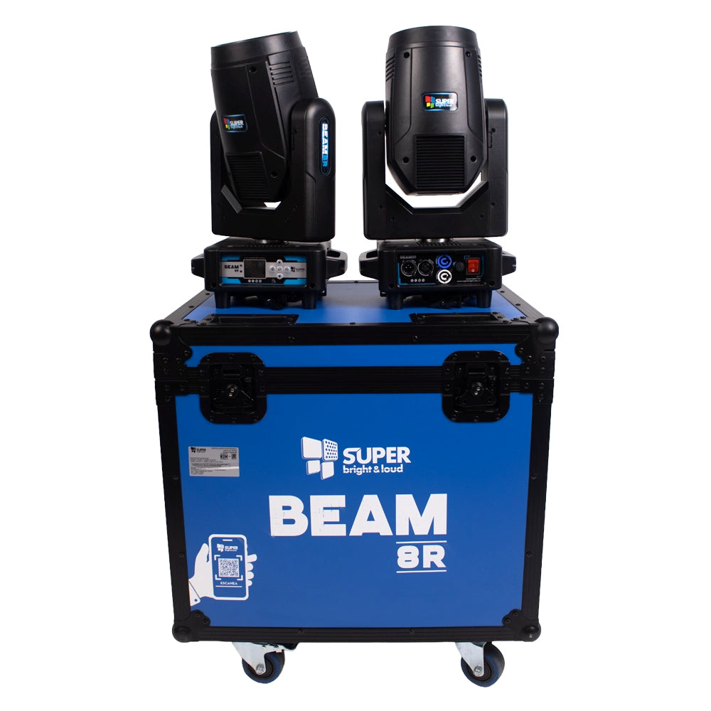 Super Bright BEAM8R Cabeza Móvil Estuche con 4 Piezas