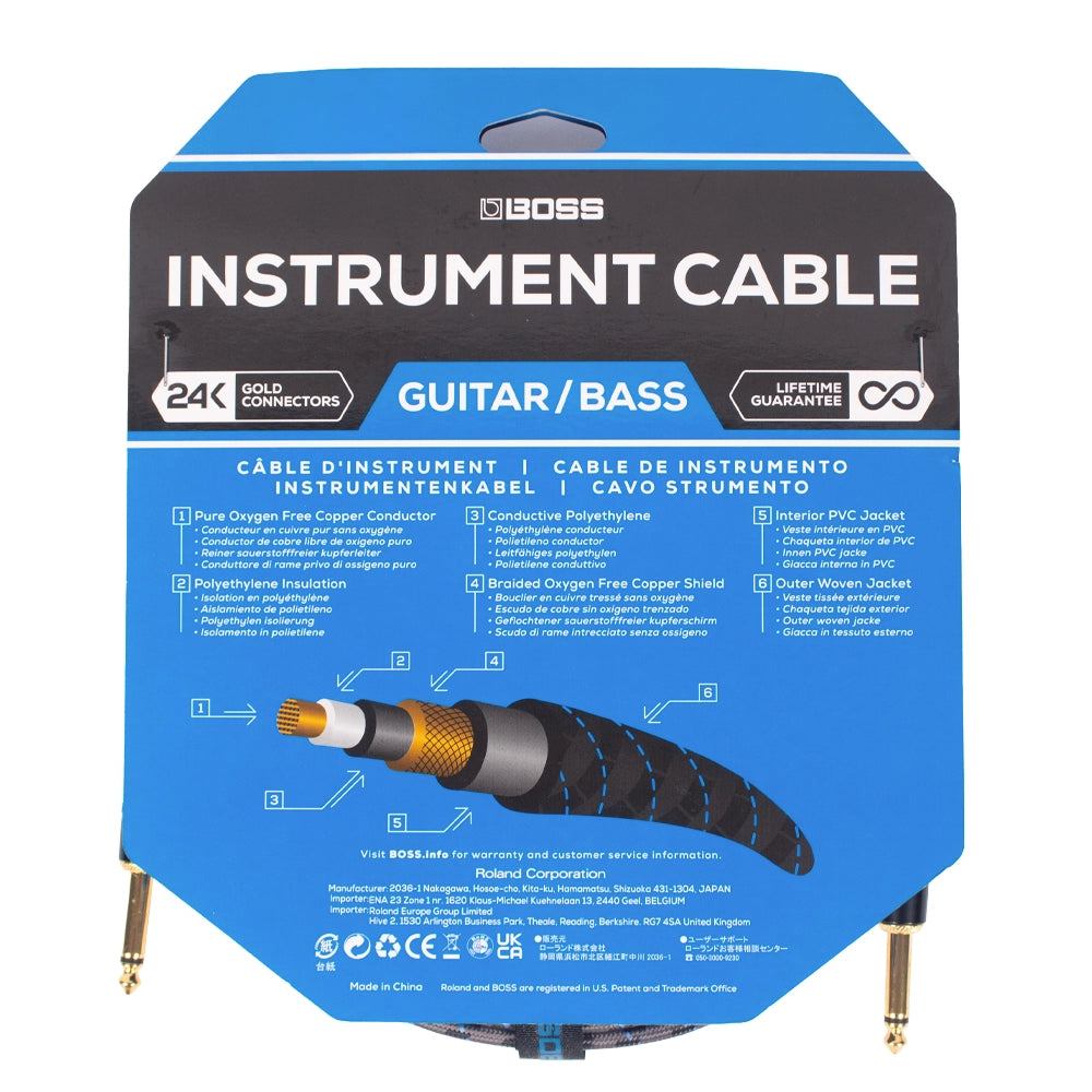 Boss BIC10 Cable de 3 metros