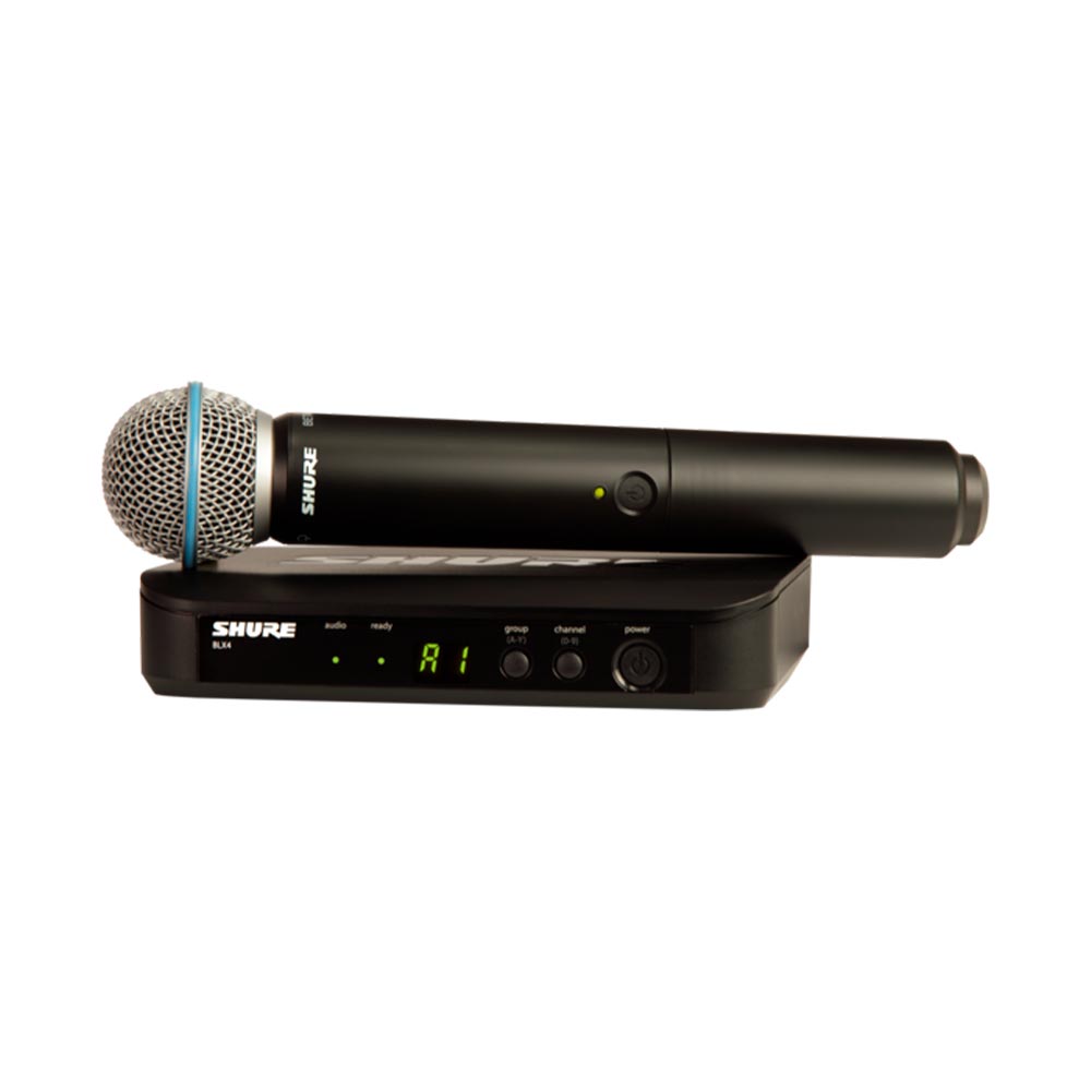 Micrófono Shure Inalámbrico BLX24B58 Beta 58