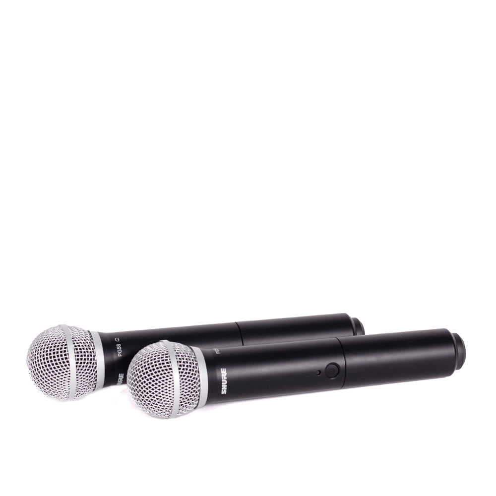 Micrófono Shure Inalámbrico BLX288/PG58 BLX288PG58 2 Mic Mano