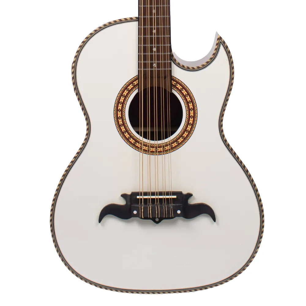 La Sevillana BQ238CEQTWH Bajo Quinto Electroacústico Blanco