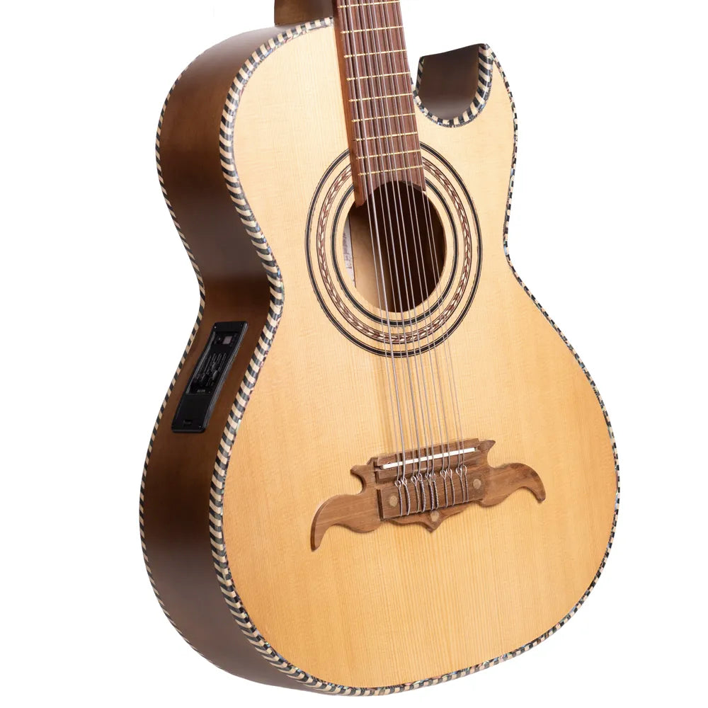 Impar Bqc02754548 Bajo Quinto Electroacústico Maple Can Fil Cord Natural