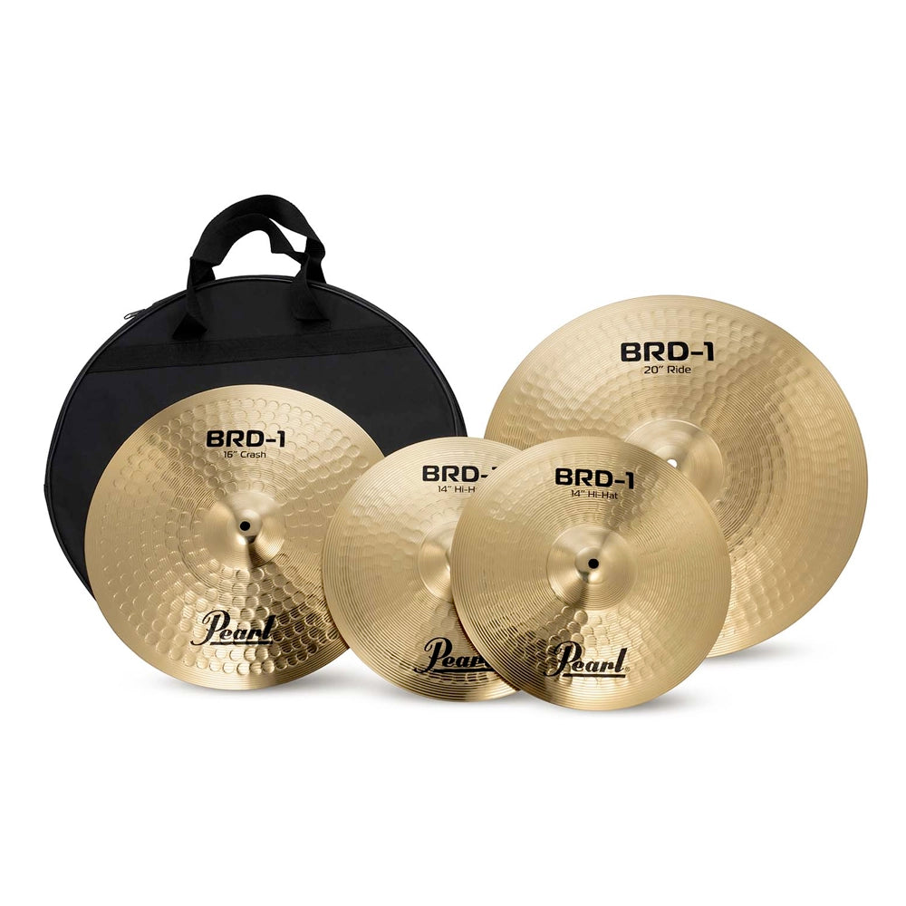 Pearl BRD1 Paquete de platillos Brd 14" HH 16" Crash 20" Ride