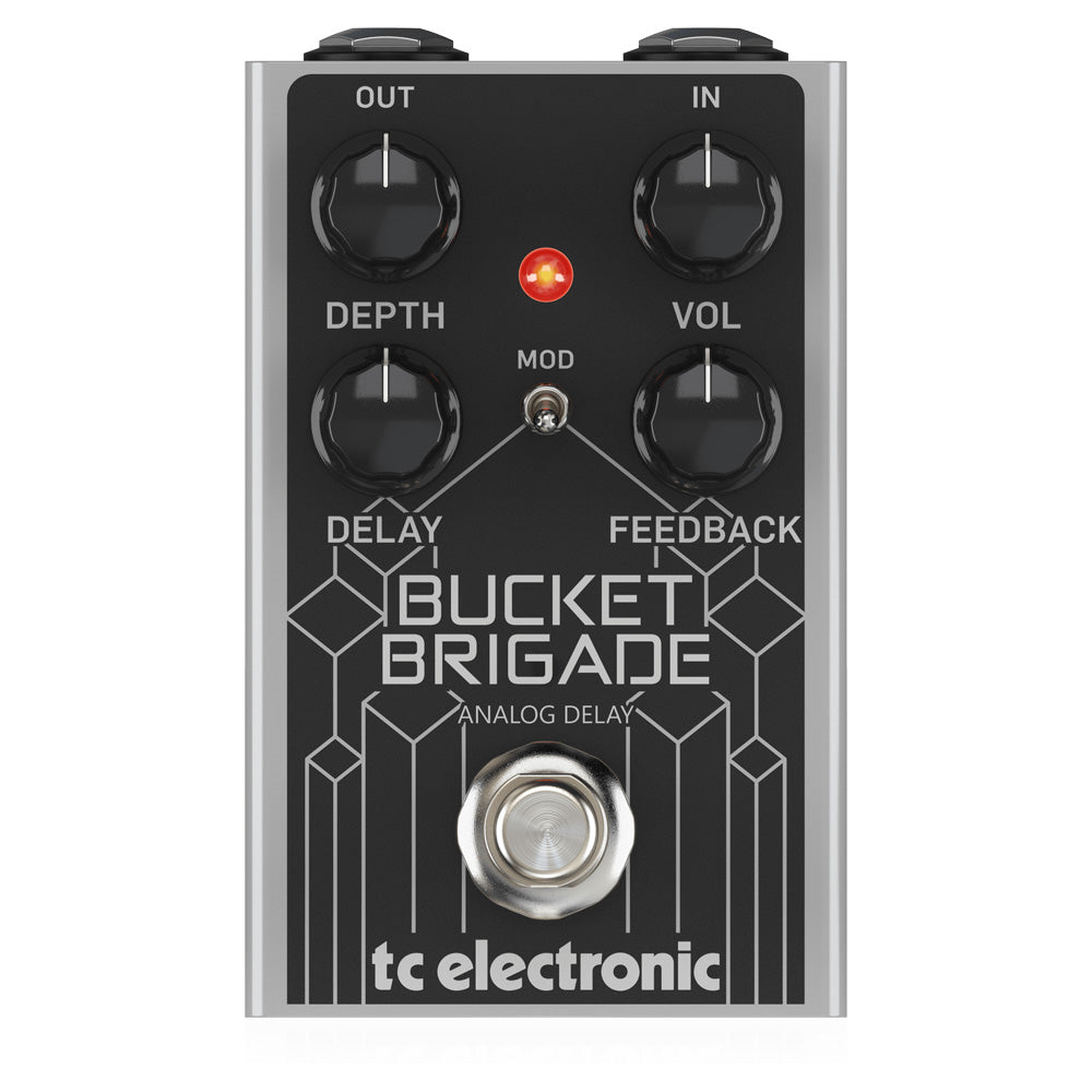 Pedal para Guitarra Tc Electronic Buckebran Analog Delay TCELECTRONIC BUCKEBRAN