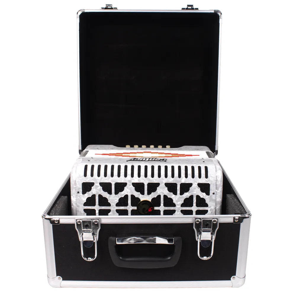 Century C3012FAWI Acordeón de Botones Fa Blanco