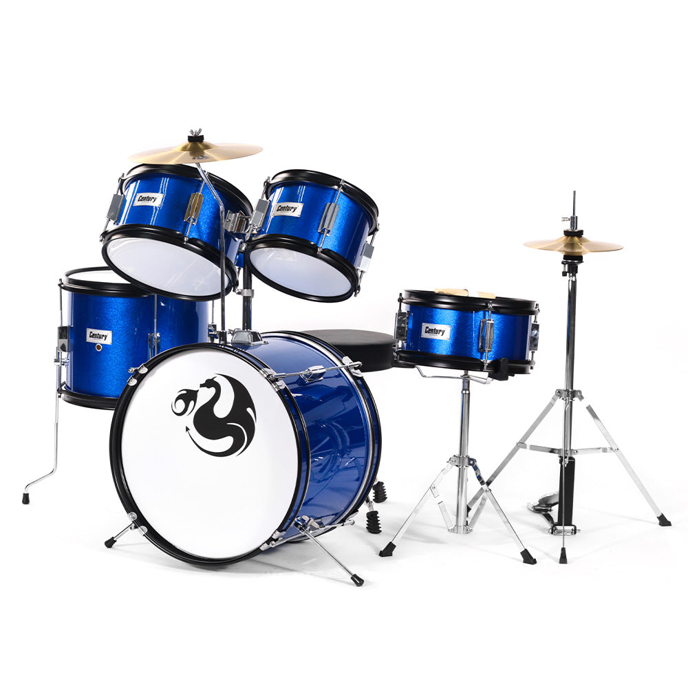 Batería Century Cnbt016 Infantil Azul Aro Negro CNBT016