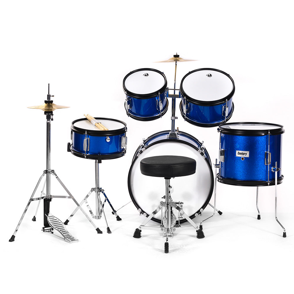 Batería Century Cnbt016 Infantil Azul Aro Negro CNBT016