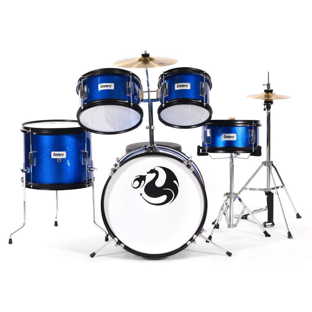 Batería Century Cnbt016 Infantil Azul Aro Negro CNBT016