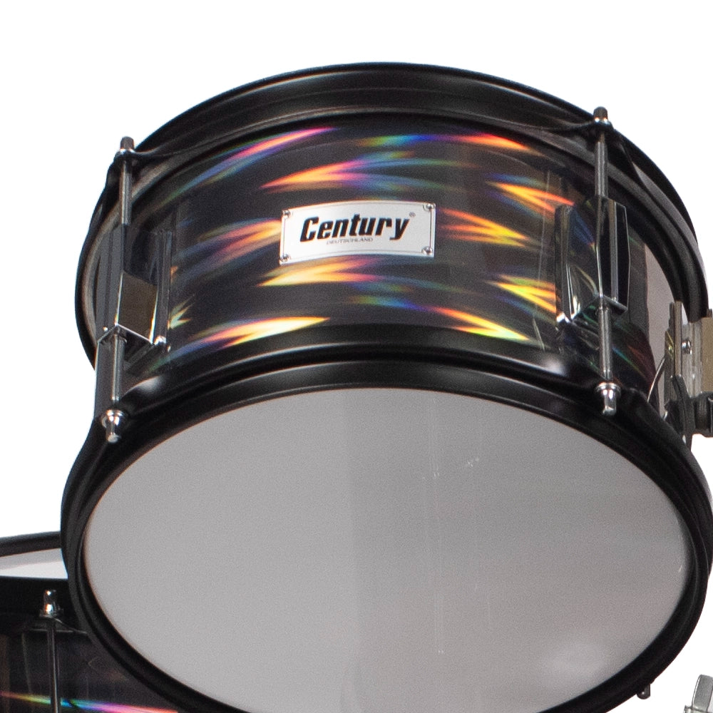 Century CNBT048 Batería Junior Gris 3D 5 Piezas Aro Negro