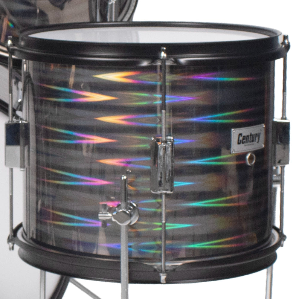 Century CNBT048 Batería Junior Gris 3D 5 Piezas Aro Negro