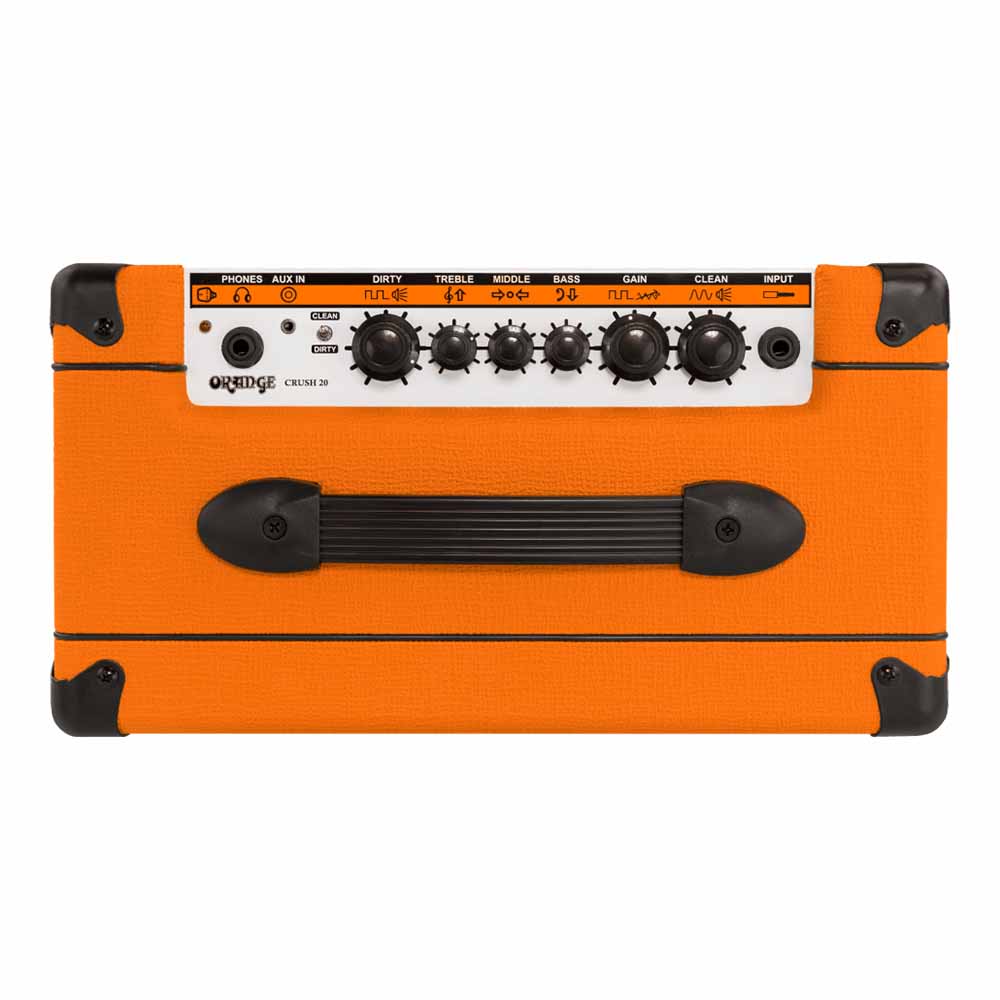 Amplificador Guitarra Eléctrica Orange CRUSH20 para Guitarra Eléctrica 20W 1X8