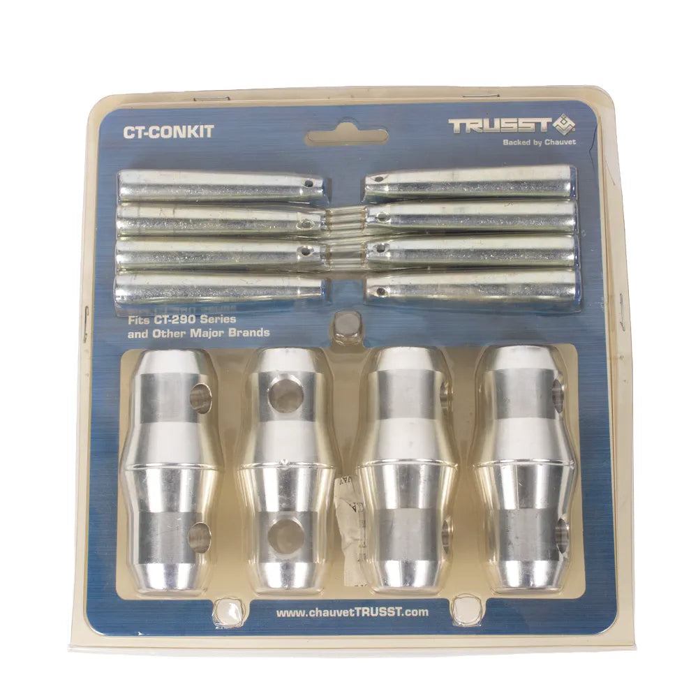 Conector Trusst Aluminio Ctconkit Conicos para Estructura Set CTCONKIT