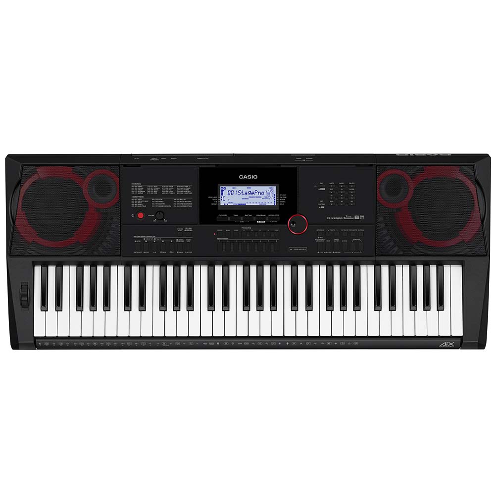 Teclado Portátil de Alta Gama CT-X3000 61 teclas con  Eliminador CASIO CTX3000