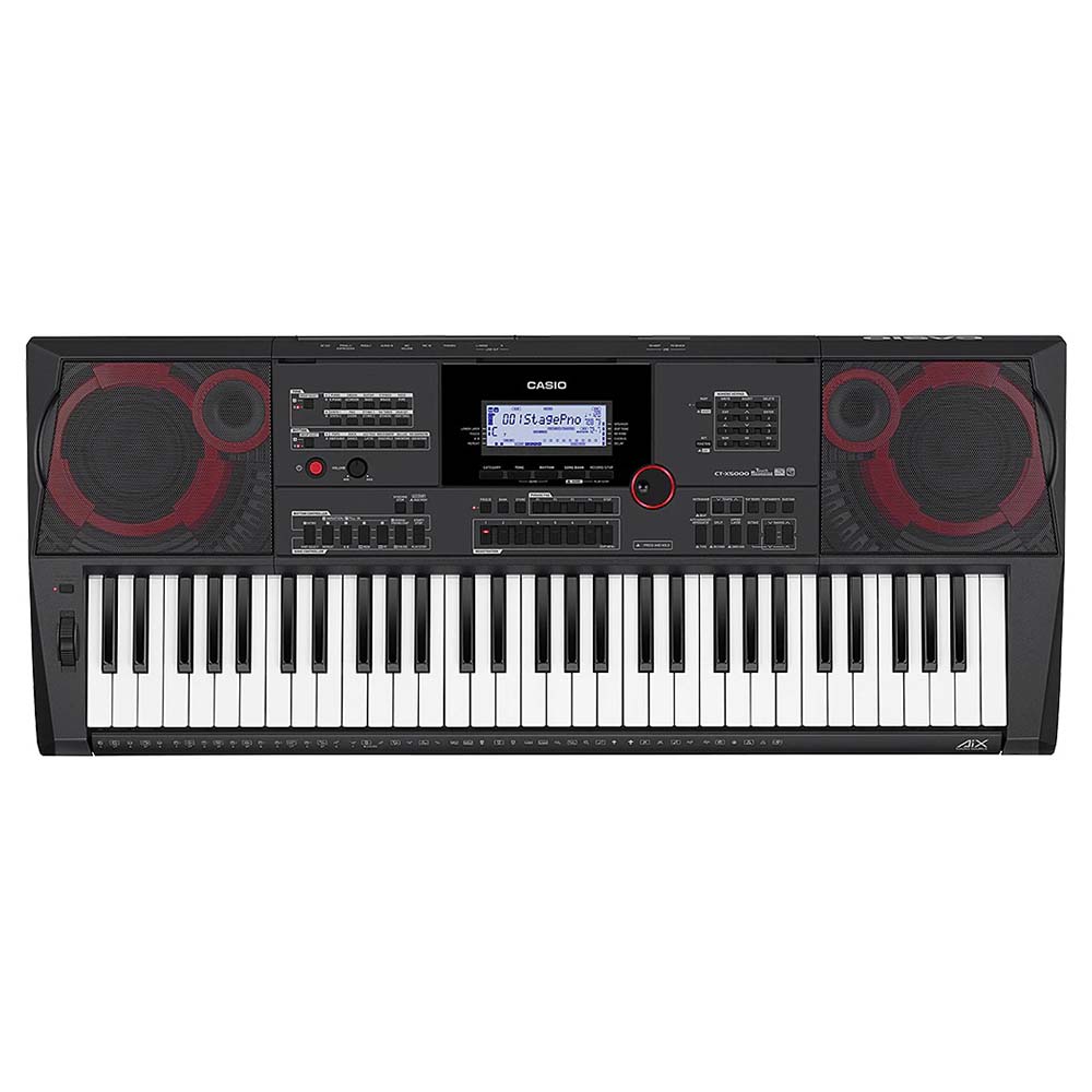 Teclado Portátil de Alta Gama CT-X5000 61 teclas con  Eliminador CASIO CTX5000