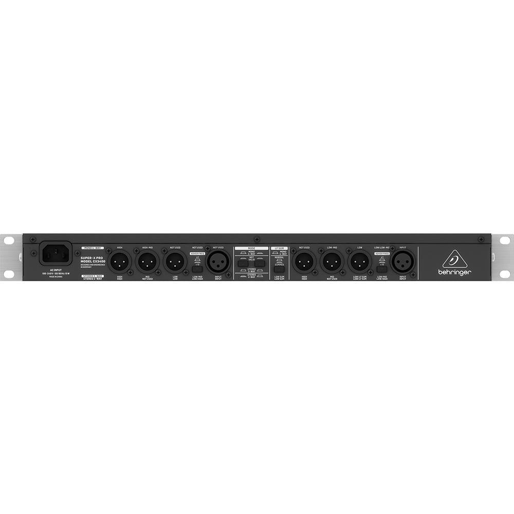 Procesador Crossover Behringer CX 3400 V2 Electrónico CX3400V2