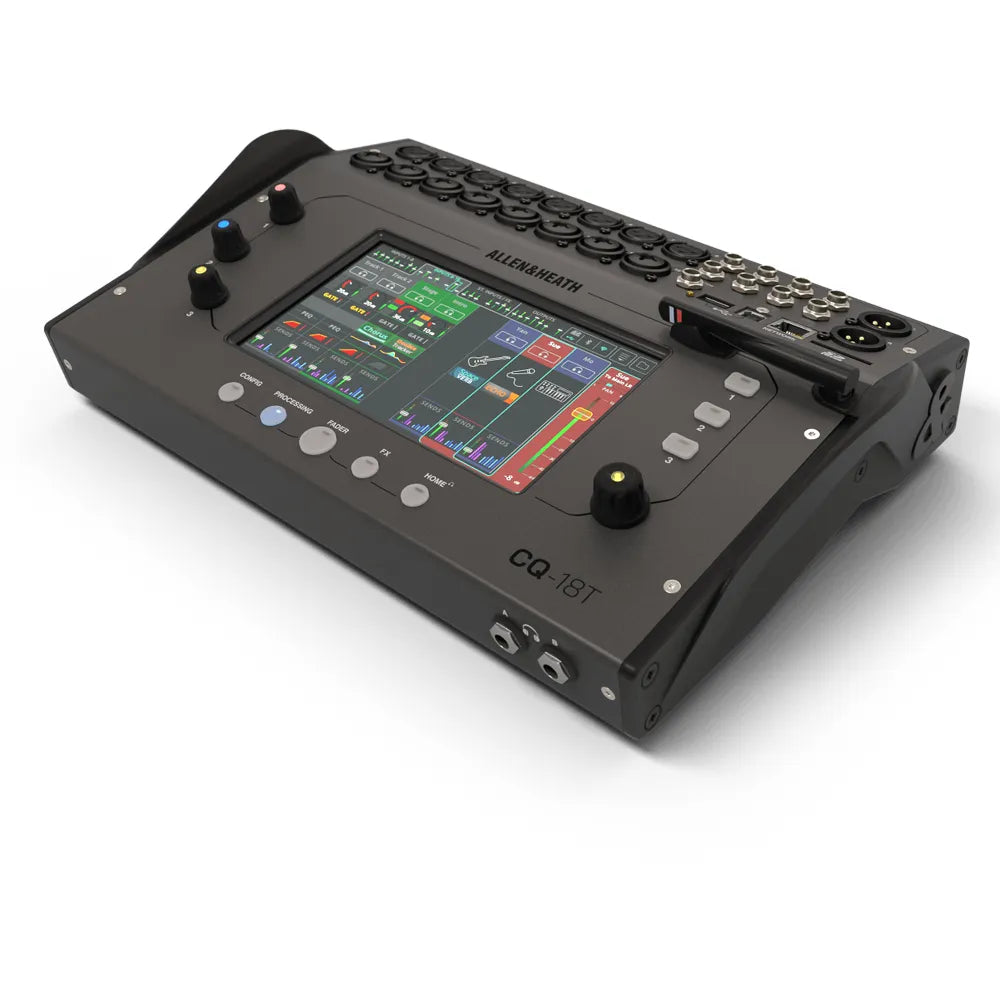 Allen And Heath Cq18T Mezcladora Digital Ultracompacto 18 Entradas Y 8 Salidas Con Wifi