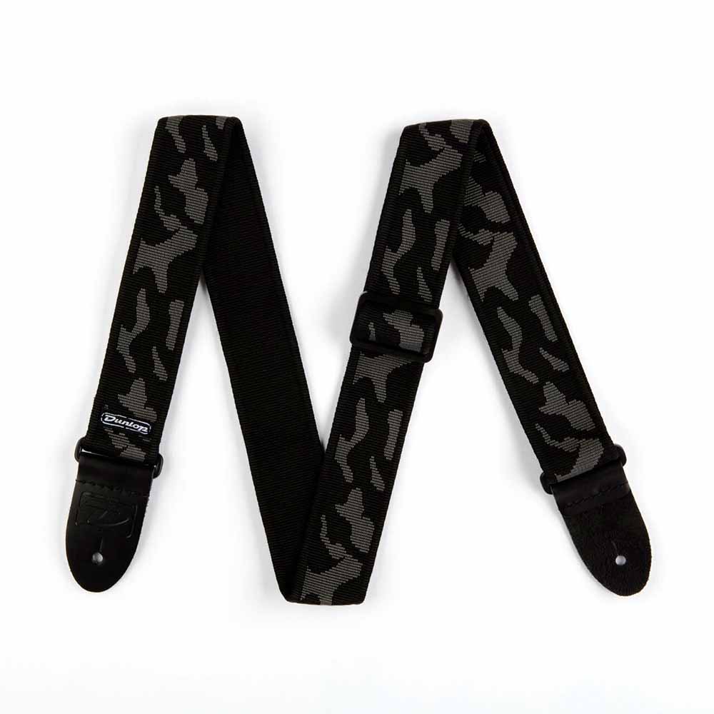 Tahalí Dunlop D3810GY Camo Nylon Gris