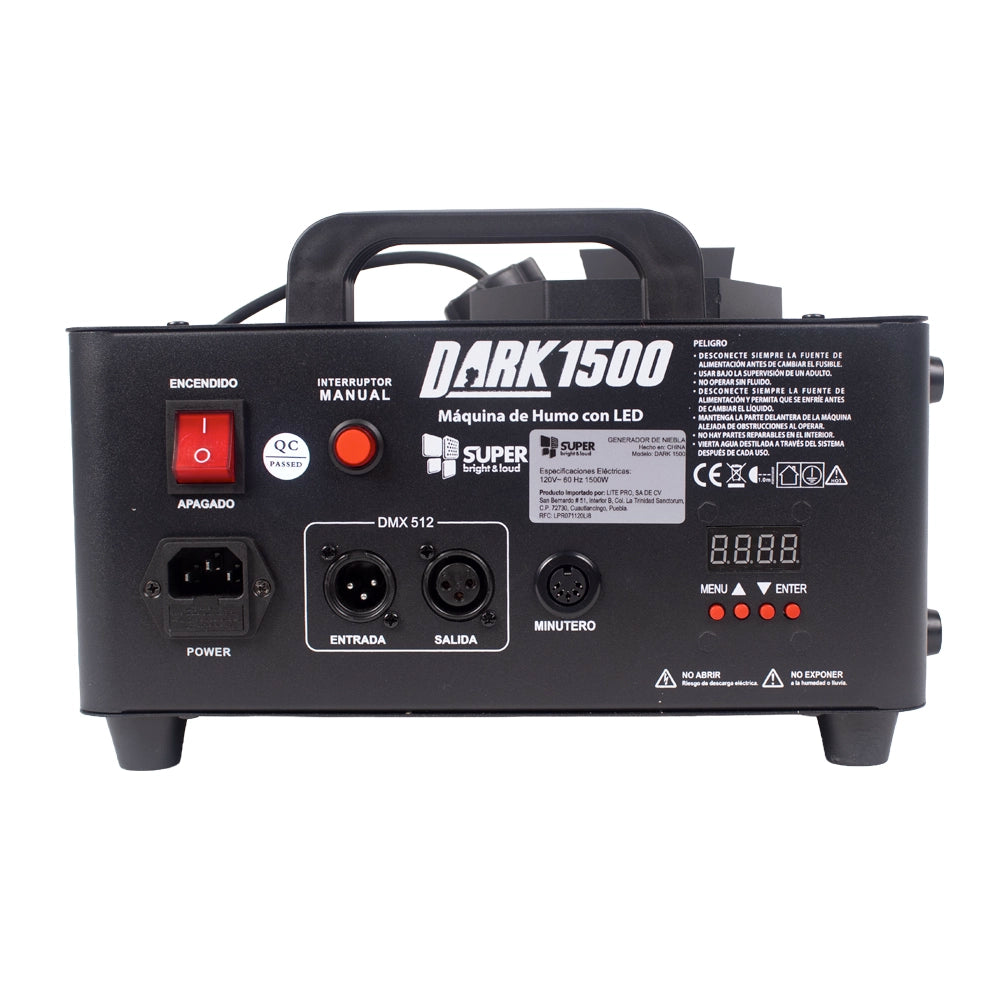 SuperBright DARK1500 Máquina de humo 1500 C/LED