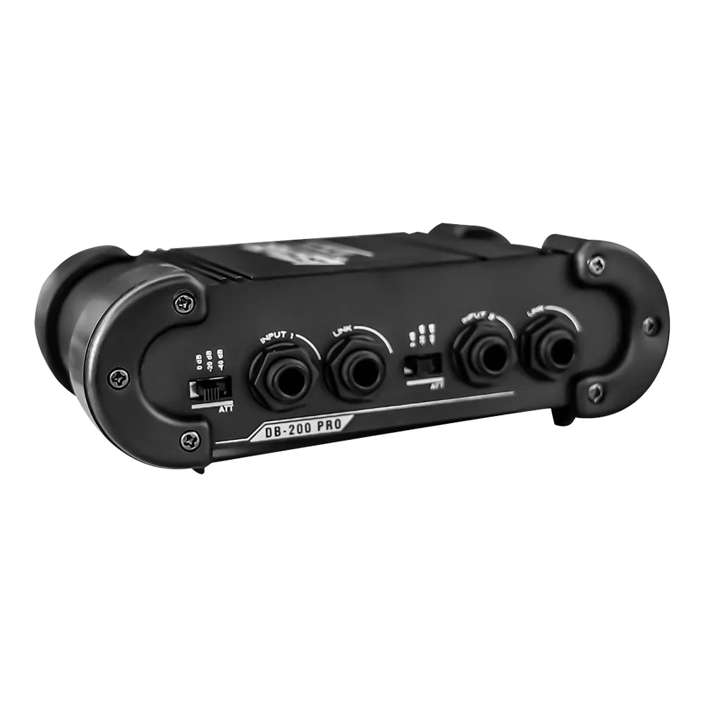 Melo DB200PRO Caja Directa Profesional Pasiva Doble Canal