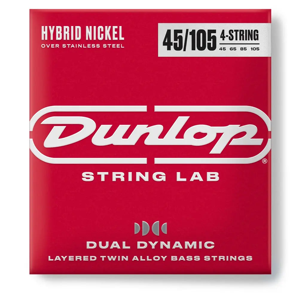 Dunlop DBHYN45105CV Encordadura Bajo Eléctrico 45/105 Niquel
