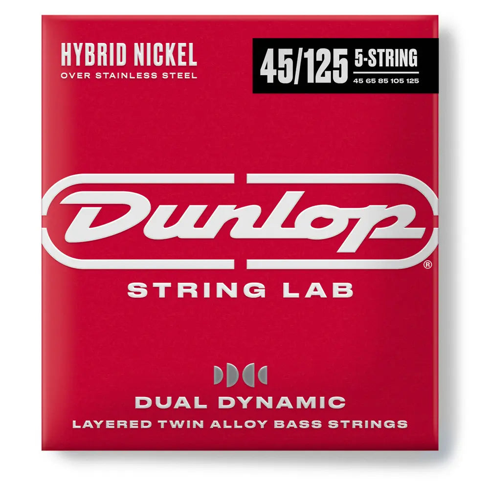 Dunlop DBHYN45125CV Encordadura Bajo Eléctrico 45/125 Niquel