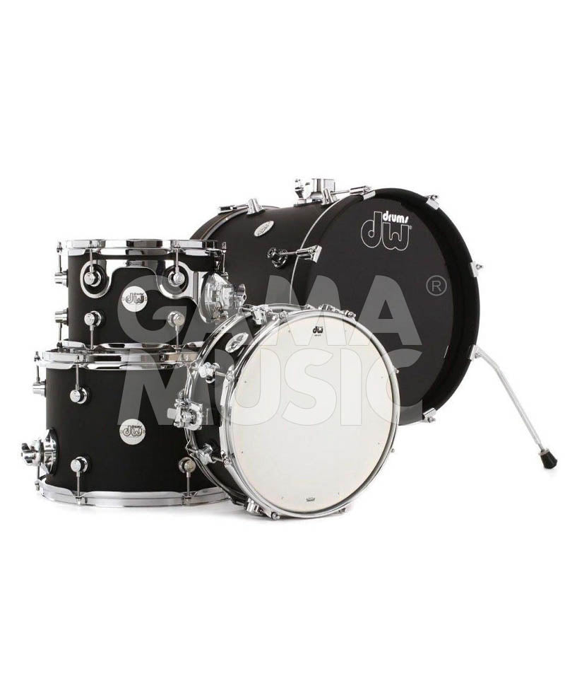 Batería Dw Ddlm1604bl 4pzas Mini Pro Color Black Satin DW DRUMS DDLM1604BL