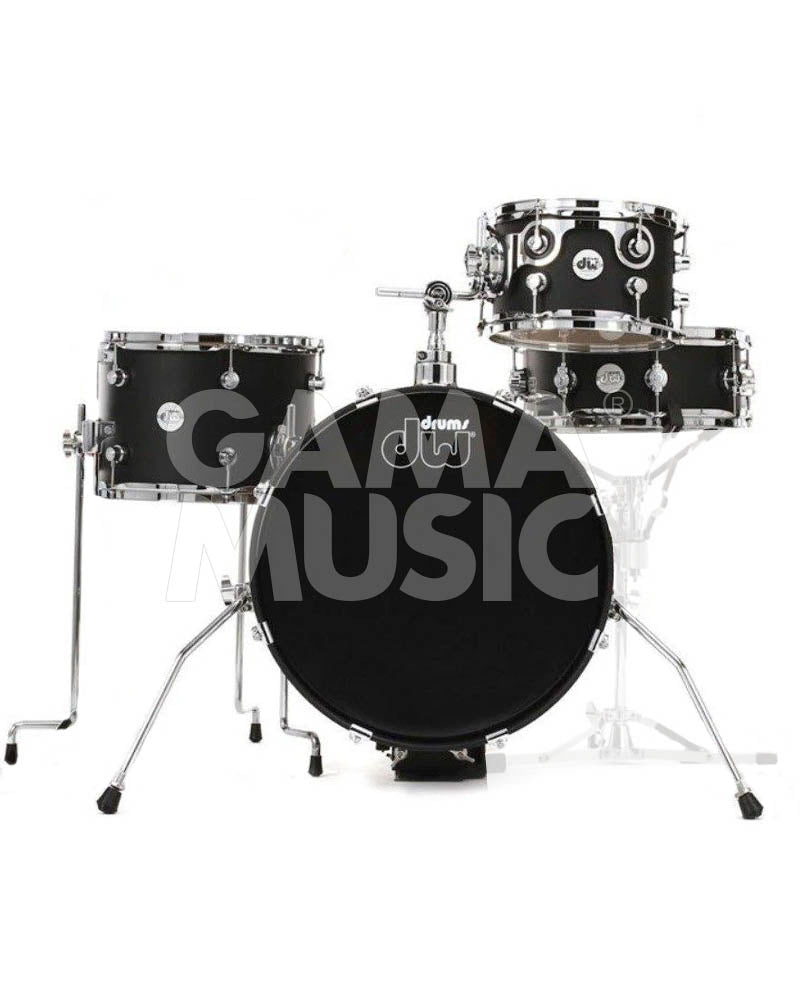 Batería Dw Ddlm1604bl 4pzas Mini Pro Color Black Satin DW DRUMS DDLM1604BL