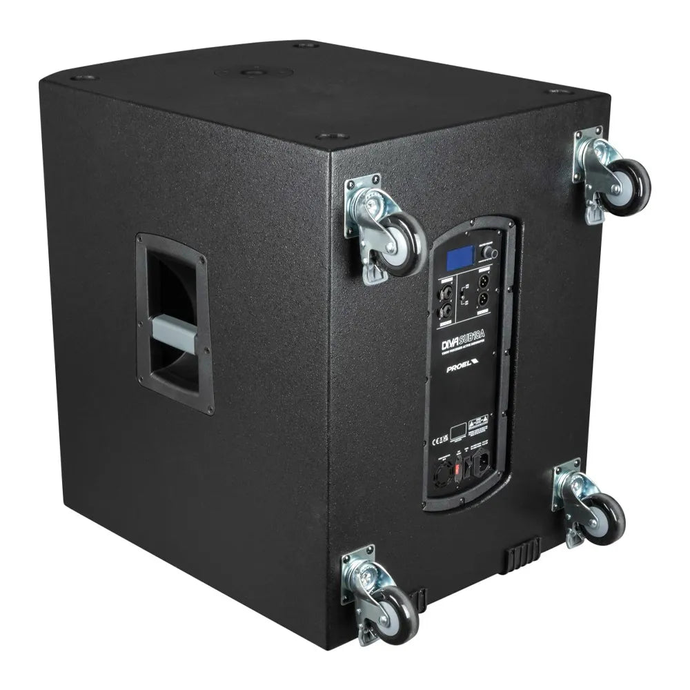 Proel DIVASUB18A Subwoofer DIVA activo 1500w DSP 115v Black 18"