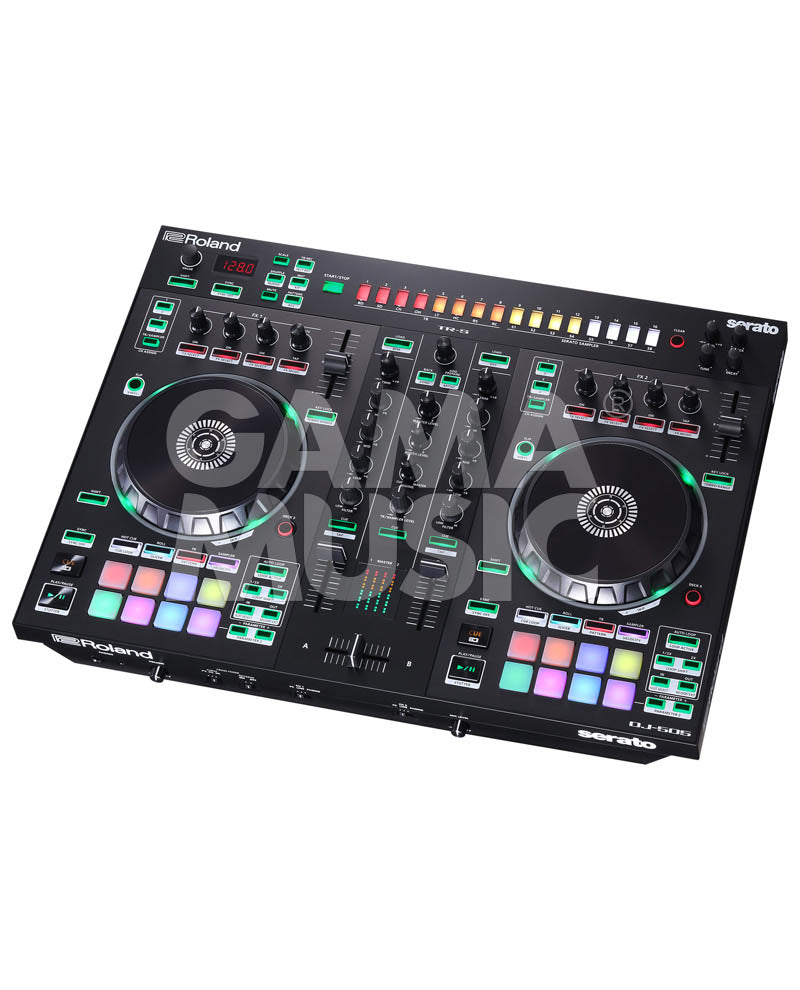 Controlador Dj DJ-505 De 2 Canales Y 4 Plataformas para Serato Dj ROLAND DJ505
