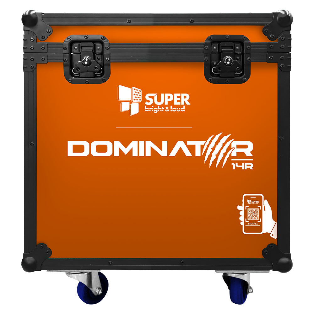 Iluminación Super Brigth Dominator14r Beam De 18 Canales Dmx Con Foco 14r Y 6 DOMINATOR14R con 2 piezas