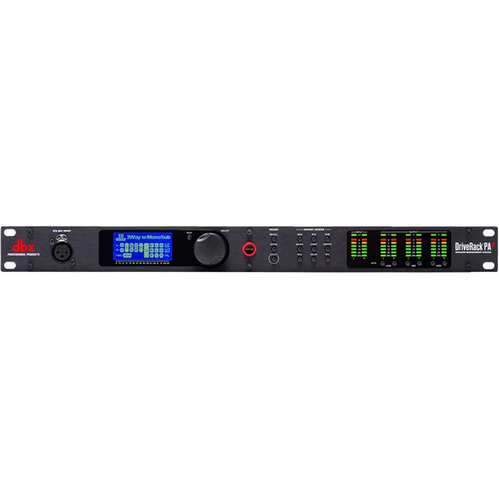 Procesador de señal de Audio Drive Rack PA2 Speaker Management System DBX DRPA2