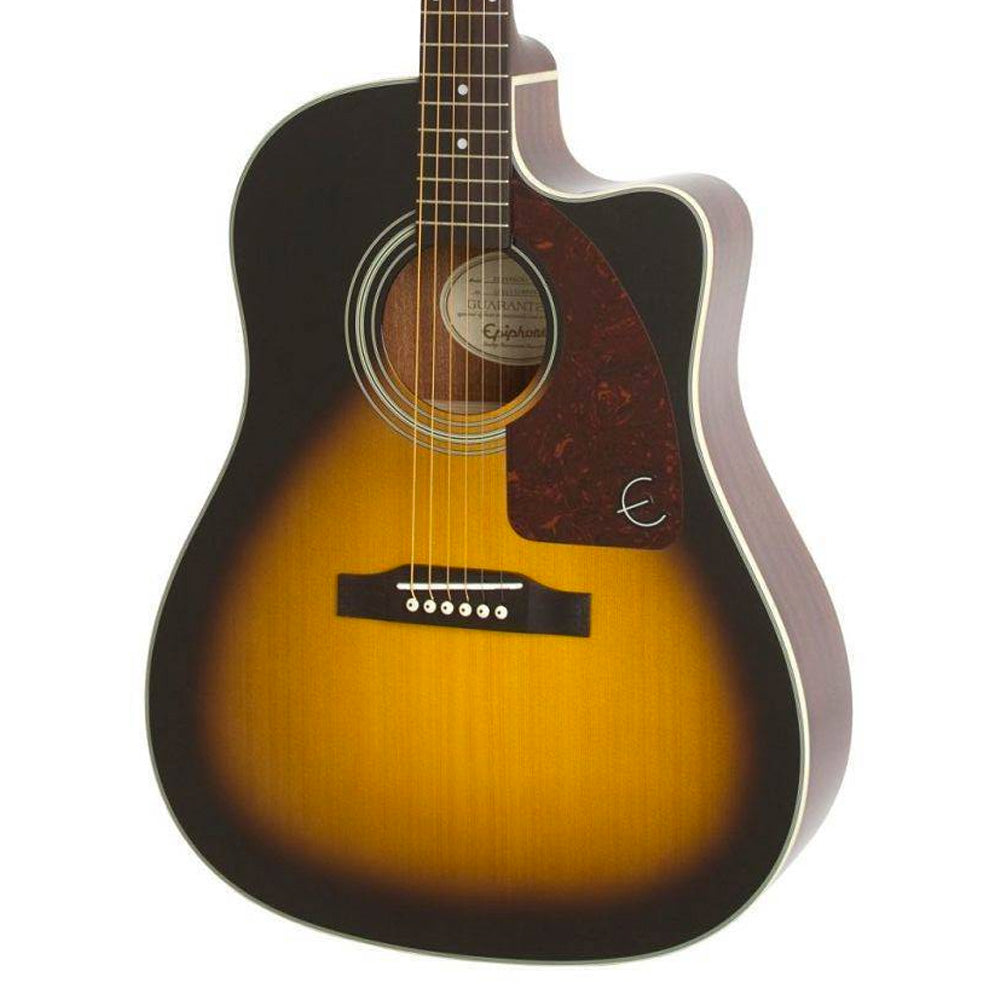 Guitarra Electroacústica Acústica Epiphone Ee21vsch1 J15 Ec Deluxe Fishman Presys Ii Sunburst W/Case EE21VSCH1