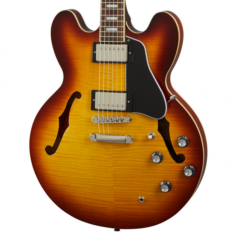 Guitarra Eléctrica Epiphone Eies335frtbnh1 Es335 Figured Semi Hollowbody Raspberry Tea Burst EIES335FRTBNH1