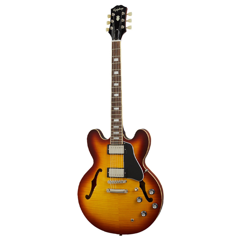 Guitarra Eléctrica Epiphone Eies335frtbnh1 Es335 Figured Semi Hollowbody Raspberry Tea Burst EIES335FRTBNH1