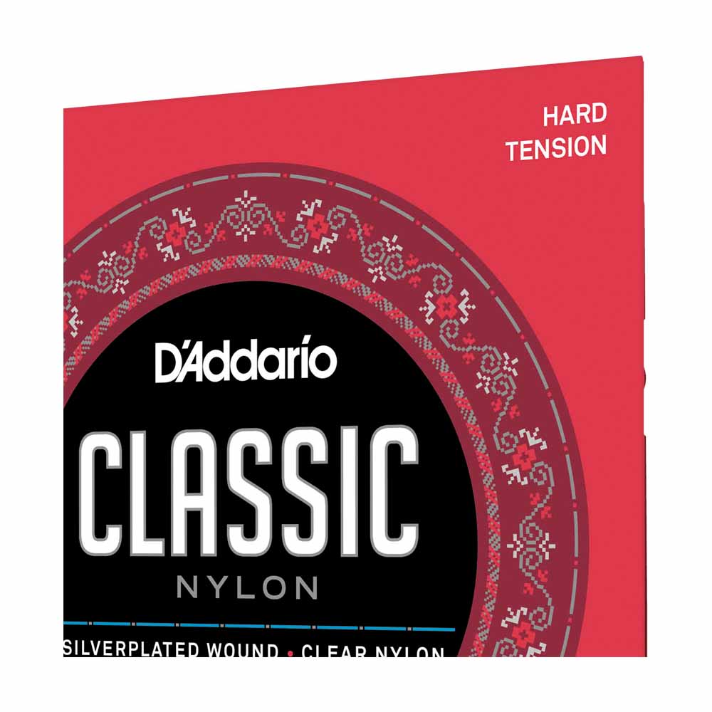 Encordadura Guitarra Acústica Daddario EJ27H Nylon Hard Tensión