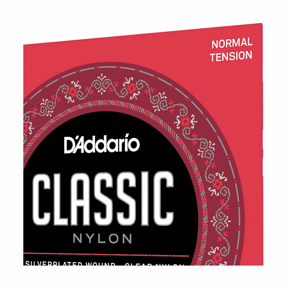 Encordadura Guitarra Acústica Daddario EJ27N Nylon Normal Tensión