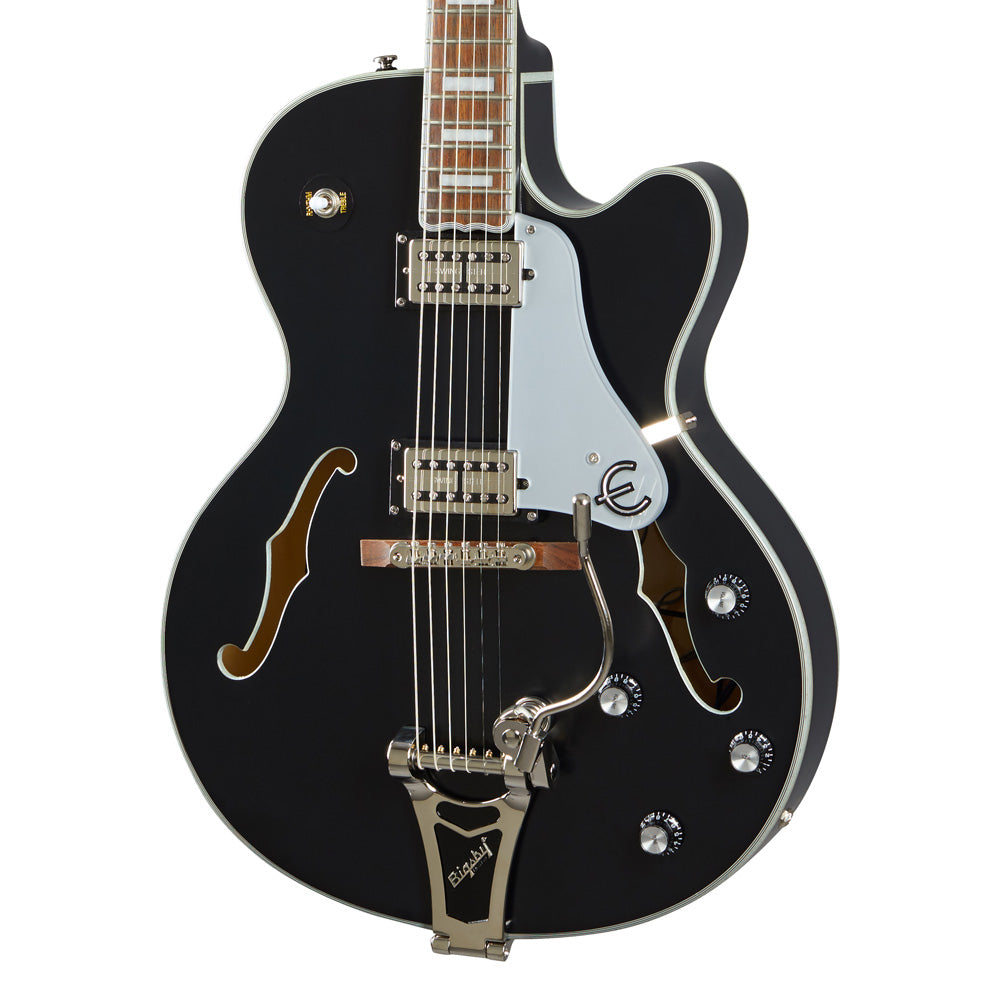 Guitarra Eléctrica Epiphone Ets2bagnb1 Emperor Swingster Hollowbody Negro Vintage Brillante ETS2BAGNB1