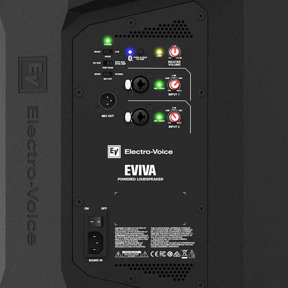 Electro Voice EVIVA15P Bafle Portátil Amplificado