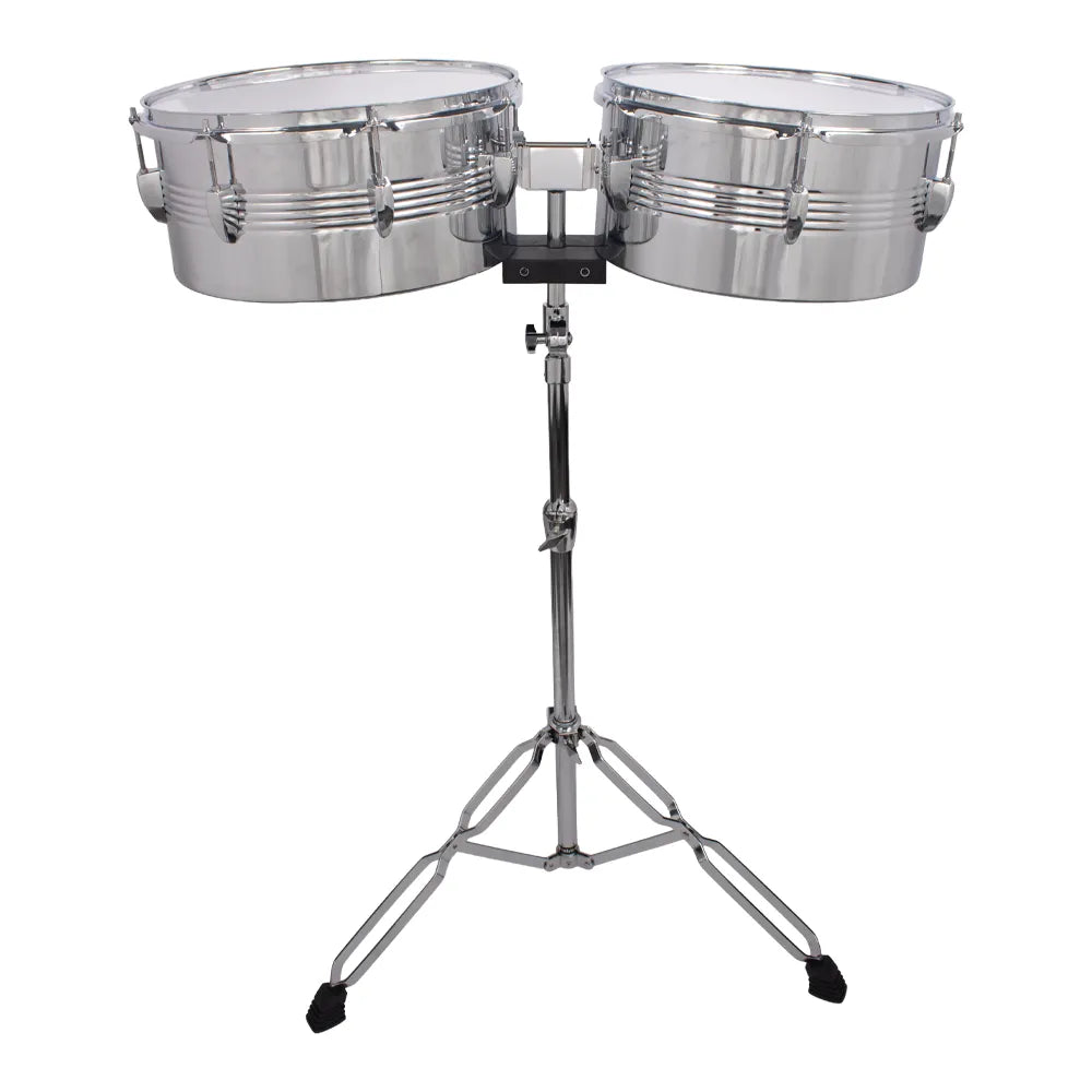 Extreme EXTL001 Timbales 13X6.5" y 14X6.5" Cromadas