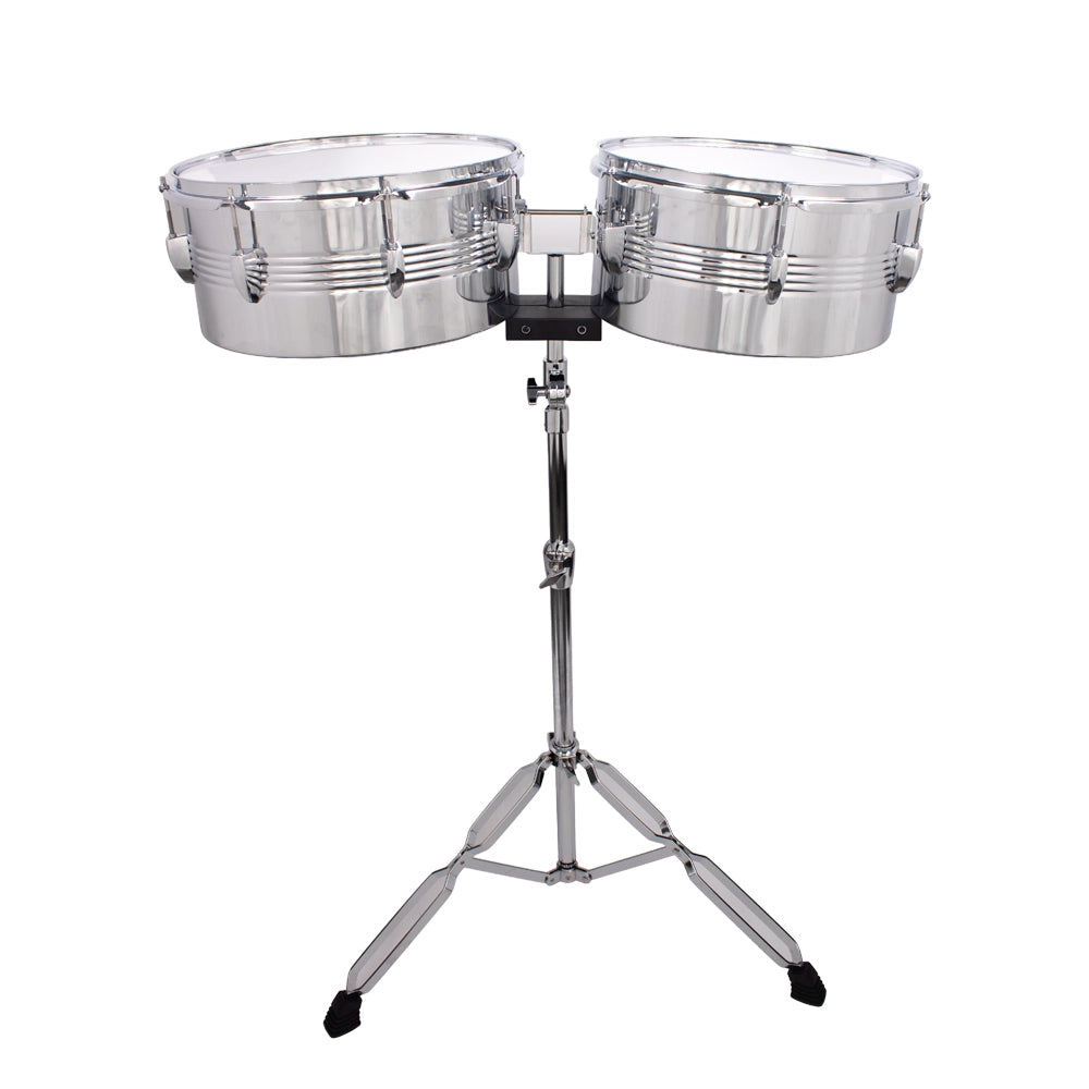 Extreme EXTL001 Timbales 13X6.5" y 14X6.5" Cromadas