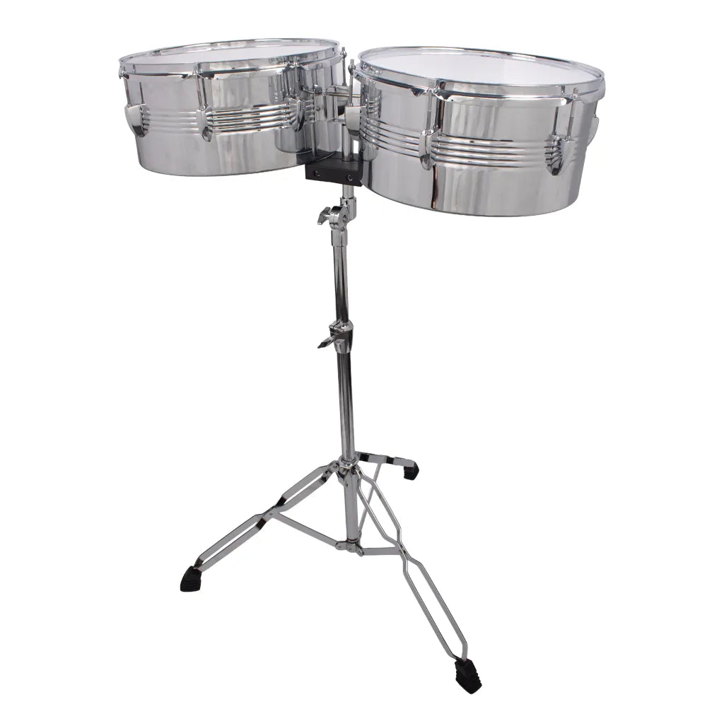 Extreme EXTL001 Timbales 13X6.5" y 14X6.5" Cromadas