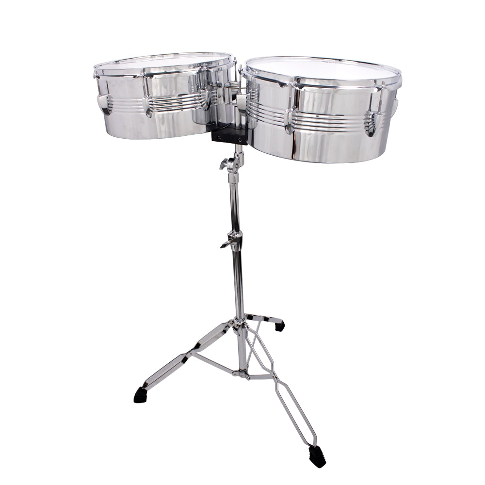Extreme EXTL001 Timbales 13X6.5" y 14X6.5" Cromadas